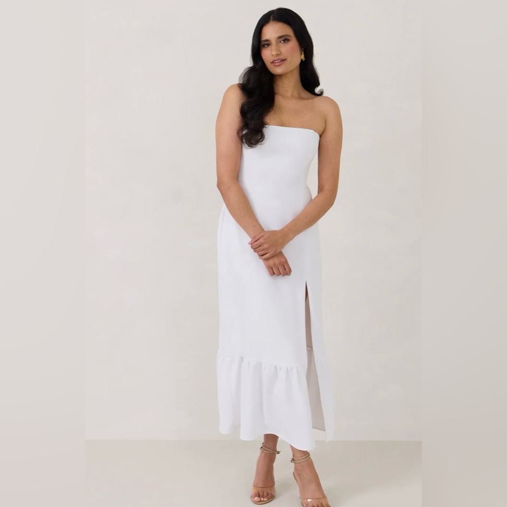 Park & Fifth Strapless White Dress